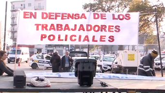 sindicatos de la policia se movilizan: si quieren seguridad digna, que nos den sueldo digno