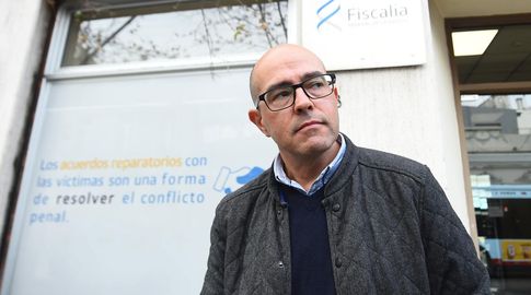 Álvaro Danza, presidente de ASSE, tras presentar la denuncia en Fiscalía. Foto: FocoUy