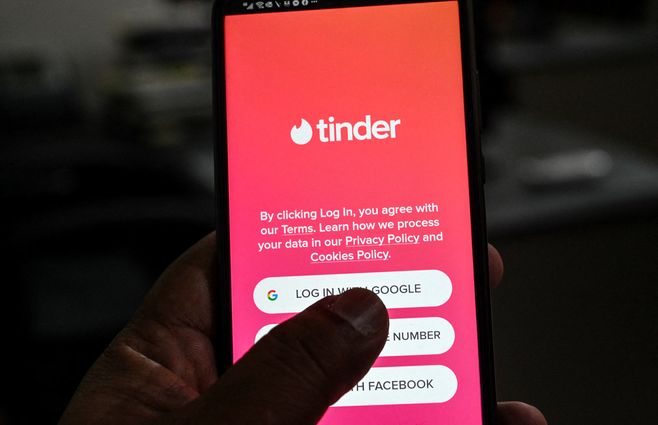 Foto: AFP. Tinder.