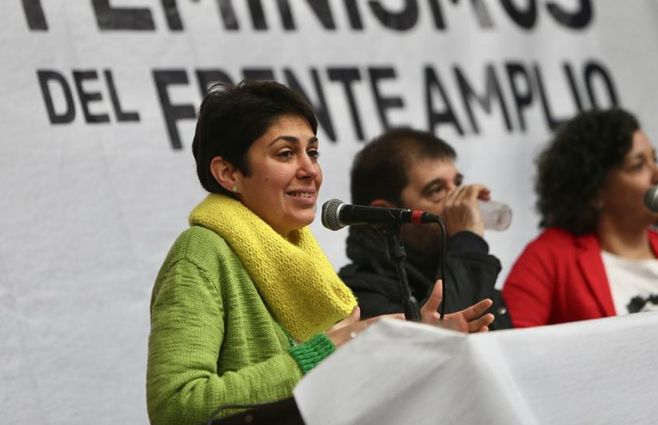 Vicepresidenta del FA Verónica Peñeiro. Foto: FocoUy.