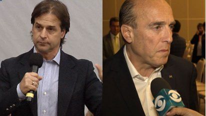 primer cruce entre lacalle pou y daniel martinez como anticipo de la campana