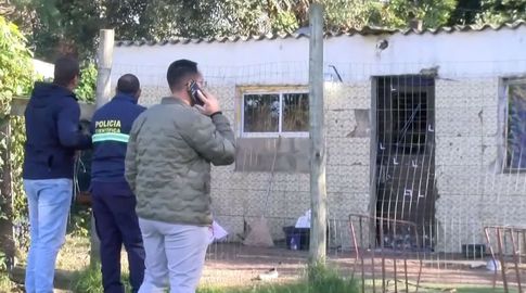 La casa de Colinas de Solymar donde ocurrió el doble homicidio. Foto: Subrayado.