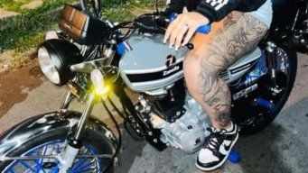 Foto cedida a Subrayado. La moto robada a la víctima.
