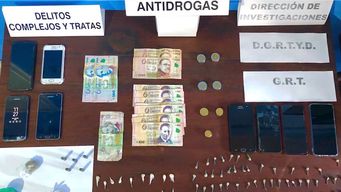 detienen a ocho personas que vendian droga bajo la modalidad de delivery