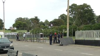 transito cortado en la rambla de punta carretas y parque rodo hasta la tarde de este lunes