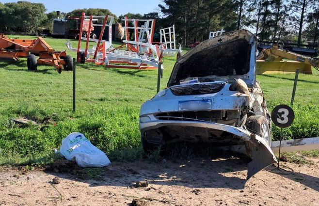 Accidente fatal en los accesos a Río Branco.&nbsp;