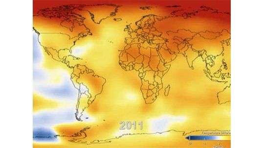 La década de mayor calor desde que se tiene registro