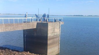 La represa de India Muerta, donde desaparecieron las tres personas, dos adultos y un adolescente.&nbsp;