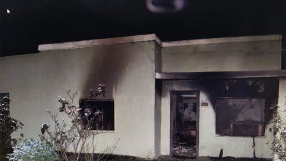 una estufa a lena prendida provoco un incendio que le costo la vida a un hombre de 80 anos