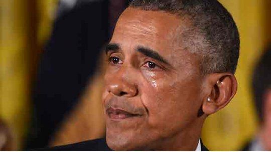 Obama lloró al anunciar decretos presidenciales sobre control de armas