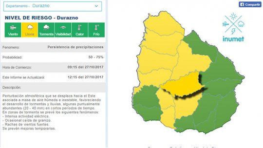 alerta amarilla