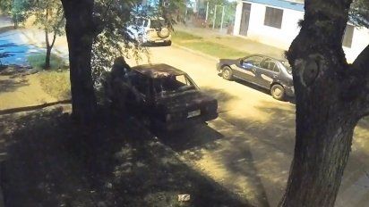 robo, lo siguieron por las camaras, fue detenido y condenado