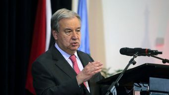 secretario general de la ONU António Guterres. Foto: AFP