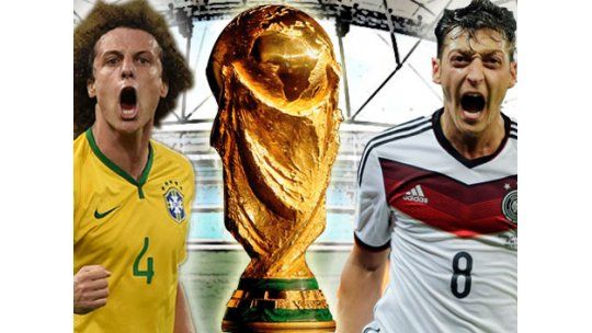 Alemania y Brasil juegan la primera semifinal a las 17 horas