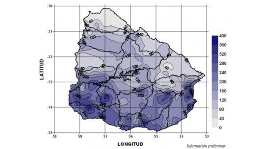 Los 10 lugares donde más llovió en primeros 10 días de febrero