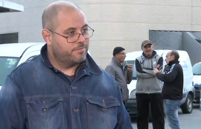 Juan Acosta, representante del Sindicato del Gas