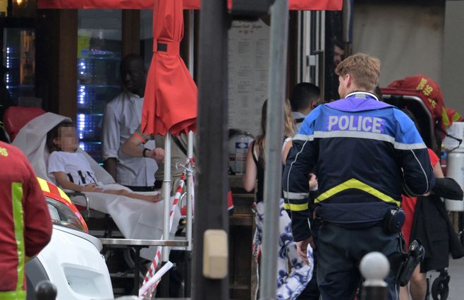 Hay almenos siete personas que debieron ser atendidas con urgencia. Foto: AFP