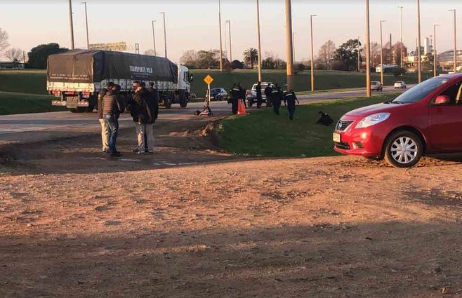 Lugar donde el efectivo v&iacute;ctima de rapi&ntilde;a fue asesinado