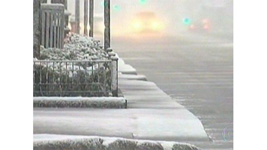 Fuerte temporal de nieve en el Este de Estados Unidos