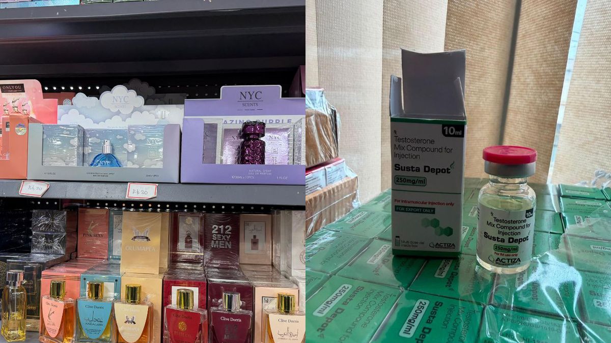 Un policía detenido, más de 90 mil perfumes y medicamentos incautados tras allanamiento en free shop