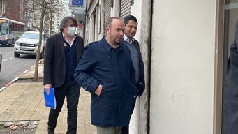 Raúl Iglesias al ingresar a Fiscalía.