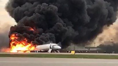 41 muertos en el aterrizaje de emergencia de un avion en rusia