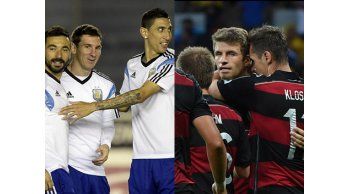 Argentina y Alemania por la gloria en la gran final del Maracaná
