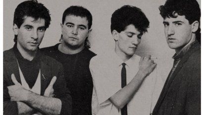 Formación original de Los Estómagos https://www.historiadelamusicapopularuruguaya.com/artista/los-estomagos/