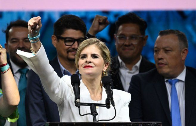 Laura Fernández, presidenta electa de Costa Rica. Foto: AFP
