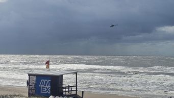 Búsqueda por aire en helicóptero de Aviación Civil. Punta del Este. Foto: Prefectura y Armada Nacional.