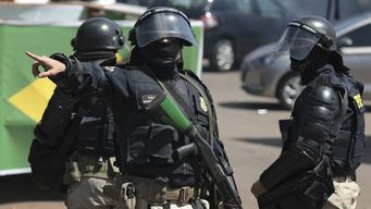 Policía de Brasil. Foto: archivo AFP.