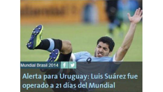 La repercusión mundial que tuvo la lesión de Suárez