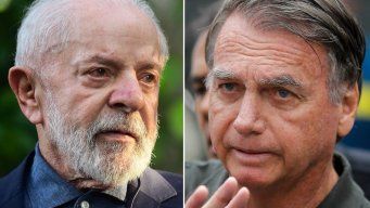 Foto: AFP. Lula da Silva y Jair Bolsonaro.