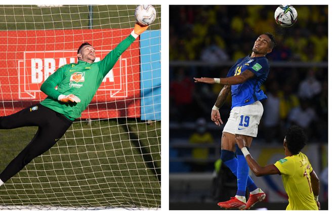 Ederson y Raphinha, novedades en el equipo brasileño