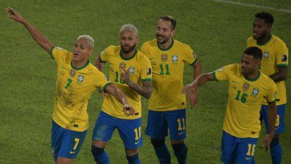 con neymar inspiradisimo, brasil clasifica a cuartos de copa america al golear 4-0 a peru