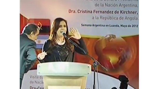 Carne y leche para todos, gritó la presidenta Cristina Kirchner