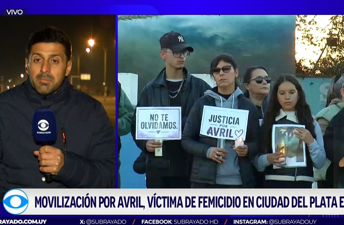 Movilización en reclamo de justicia por Avril, víctima de femicidio en Ciudad del Plata