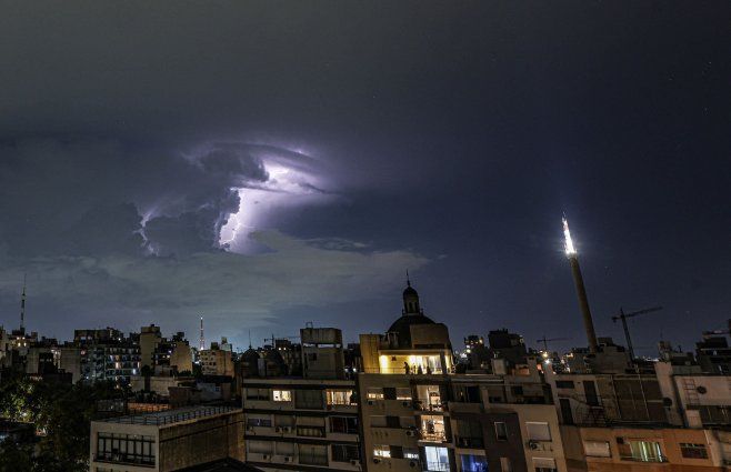 Aviso de Inumet por tormentas muy fuertes. Foto: FocoUy