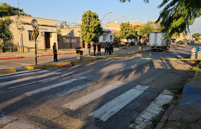 Foto: Subrayado. Escena del accidente en Salto.