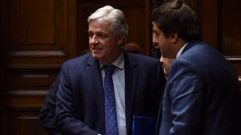 Bustillo en la interpelación por Salto Grande. Foto: FocoUy.