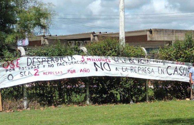 Entregan carta a Orsi en rechazo a la represa de Casupá e invitan al presidente a recorrer la zona. Foto: adjunta al comunicado enviado a los medios.