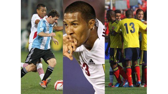 Ganaron Colombia y Venezuela; Argentina y Perú empataron en Lima