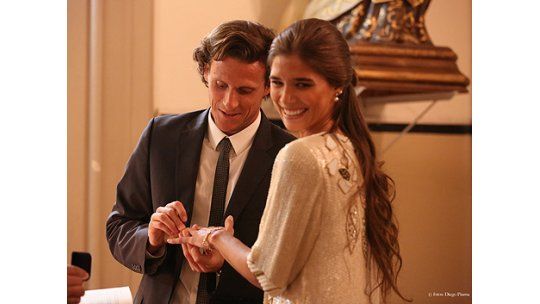 Fotos inéditas de la boda de Diego Forlán y Paz Cardoso