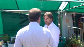 el saludo entre lacalle pou y fernando pereira en medio de la tension por el caso astesiano
