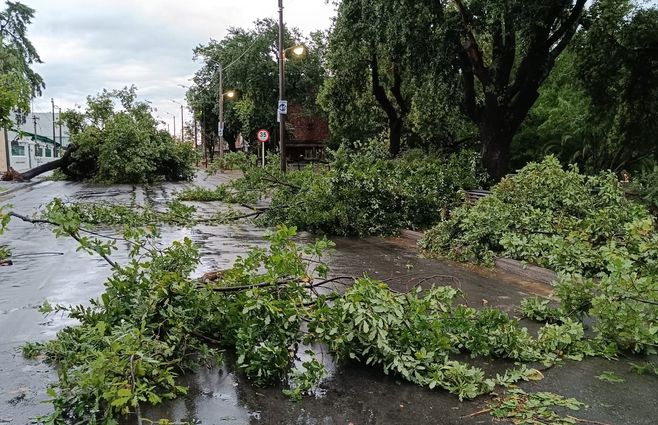 Temporal en Florida. Foto: Emilio Rodríguez, corresponsal de Subrayado.