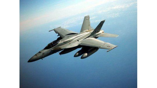 Un F-18 se estrelló en Virginia Beach, Estados Unidos