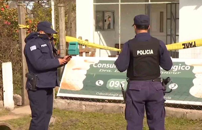 Consultorio de Luciana Bentancur donde fue asesinada a pu&ntilde;aladas