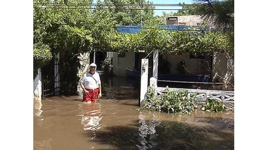 Barrios enteros bajo agua en Canelones tras las intensas lluvias