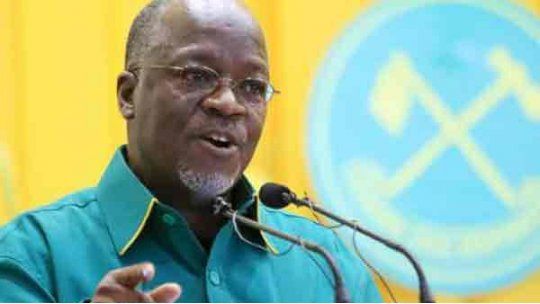 presidente de Tanzania,  John Magufuli