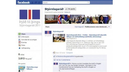 Islandia recurre a Facebook y a Twitter para cambiar Constitución